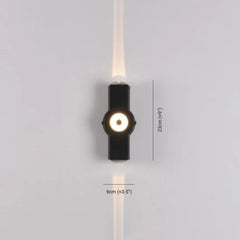 Aplique de Exterior de Pared de Aluminio y Resistente al Agua