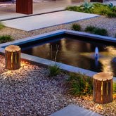Lámpara de Jardín Exterior Impermeable en Forma de Tronco