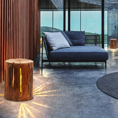 Lámpara de Jardín Exterior Impermeable en Forma de Tronco