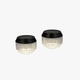 Lámpara solar de exterior LED negra moderna para camping