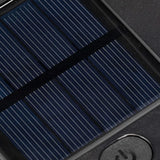 Lámpara solar de exterior LED negra moderna para camping