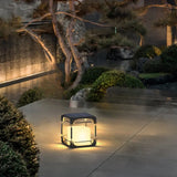Lámpara solar exterior de pie LED rectangular IP65 para terraza
