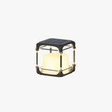 Lámpara solar exterior de pie LED rectangular IP65 para terraza