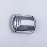 Aplique de pared exterior industrial plateado con LED IP65