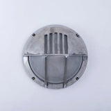Aplique de pared exterior industrial plateado con LED IP65