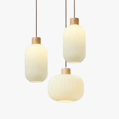 Lámpara Colgante de Vidrio para Dormitorio Moderno