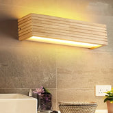 Aplique LED de Madera para Baño