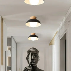 Lámpara Colgante de Hierro para Dormitorio Estilo Moderno