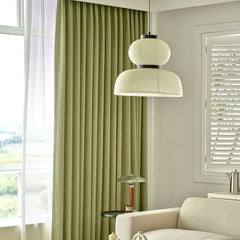 Lámpara Colgante de Tela Estilo Wabi Sabi