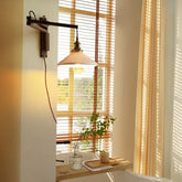 Aplique de Pared LED Estilo Vintage Plegable Extensible para Dormitorio