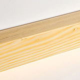 Aplique led madera diseño fino y alargado tipo línea