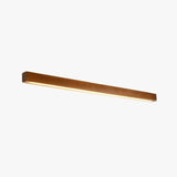 Aplique led madera diseño fino y alargado tipo línea