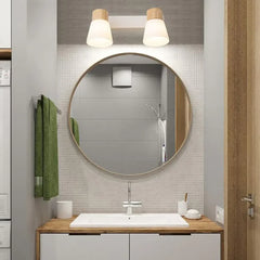 Apliques de pared para mesitas de noche diseño en madera blanca para dormitorio