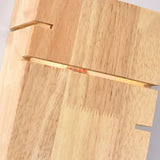 Apliques de pared rústicos de madera natural rectangular