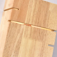 Apliques de pared rústicos de madera natural rectangular