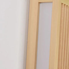 Aplique de pared madera diseño rectangular LED para dormitorio