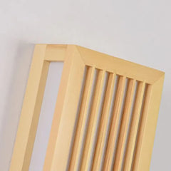 Aplique de pared madera diseño rectangular LED para dormitorio