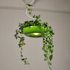 Lámpara con plantas colgantes LED de diseño moderno para comedor