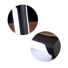 Baliza Exterior IP65 LED con Sensor Diseño Minimalista Jardín Negra