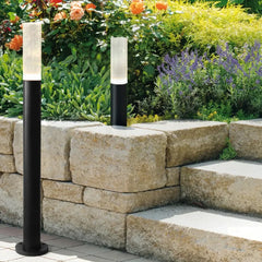Iluminación Baliza De Exterior LED IP65 Diseño Minimalista Jardín Negra