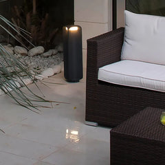 Baliza de Exterior Jardín LED IP65 Luz Cálida de Metal Diseño Moderno