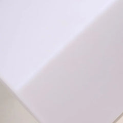 Lámpara de pie solar exterior moderna diseño cubo blanca para terraza