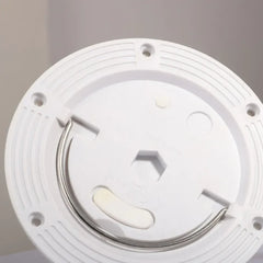 Lámpara de pie solar exterior moderna diseño cubo blanca para terraza