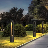 Poste de Luz Calle Negro con Iluminación LED y Protección IP65
