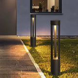 Poste de Luz Calle Negro con Iluminación LED y Protección IP65