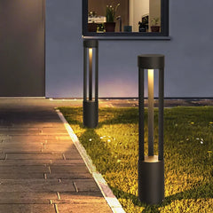 Poste de Luz Calle Negro con Iluminación LED y Protección IP65