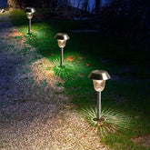 Lámpara Solar de Jardín LED Inoxidable Resistente al Agua