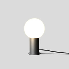 Baliza de Exterior Jardín LED con Sensor IP65 de Metal Diseño Moderno Negra