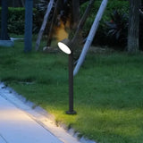 Baliza LED de jardín exterior IP65 luz cálida negra moderna