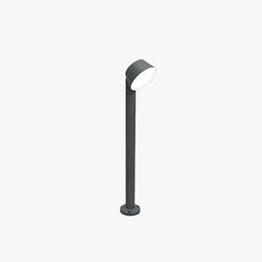 Baliza LED de jardín exterior IP65 luz cálida negra moderna