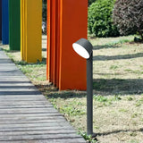 Baliza LED de jardín exterior IP65 luz cálida negra moderna