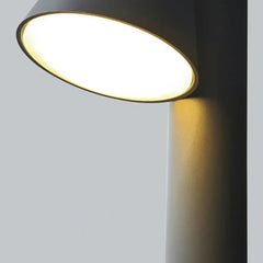 Baliza LED de jardín exterior IP65 luz cálida negra moderna
