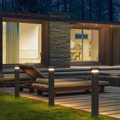 Luces para Camino de Jardín Negras con Protección IP65