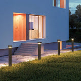 Baliza de Luz Exterior LED IP65 Diseño Moderno Jardín Negra