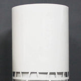 Lámpara Exterior de Pie LED Luz Suave de Metal Diseño Moderno Terraza Blanca