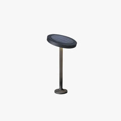 Baliza LED Exterior Solar IP65 Orientable de Diseño Moderno Redonda para Jardín Negra