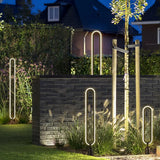 Baliza Solar Exterior LED IP65 Para Jardín De Diseño Moderna Negra