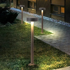 Baliza de Exterior Jardin LED IP65 Diseño Moderno Metal Negra