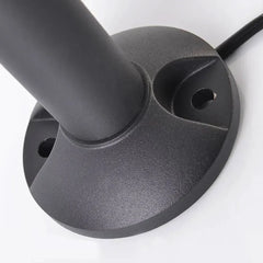 Baliza de Exterior Jardin LED IP65 Diseño Moderno Metal Negra