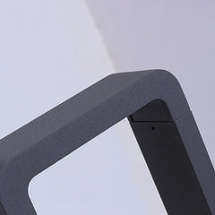 Baliza exterior rectangular negra LED IP65 moderno jardín