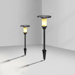 Lámpara de Jardín Estaca LED Solar IP65 Diseño Moderno Negra