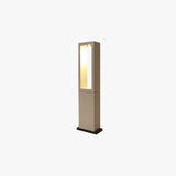 Baliza De Exterior Jardin LED Moderno IP65 Gris Rectangular