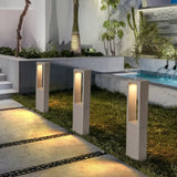 Baliza De Exterior Jardin LED Moderno IP65 Gris Rectangular