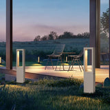 Baliza De Exterior Jardin LED Moderno IP65 Gris Rectangular