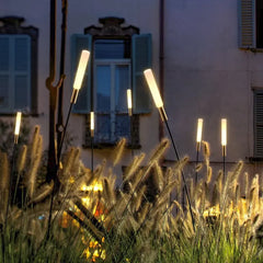 Luces solares para jardín LED IP65 modernas tipo caña