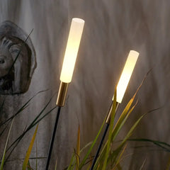 Luces solares para jardín LED IP65 modernas tipo caña